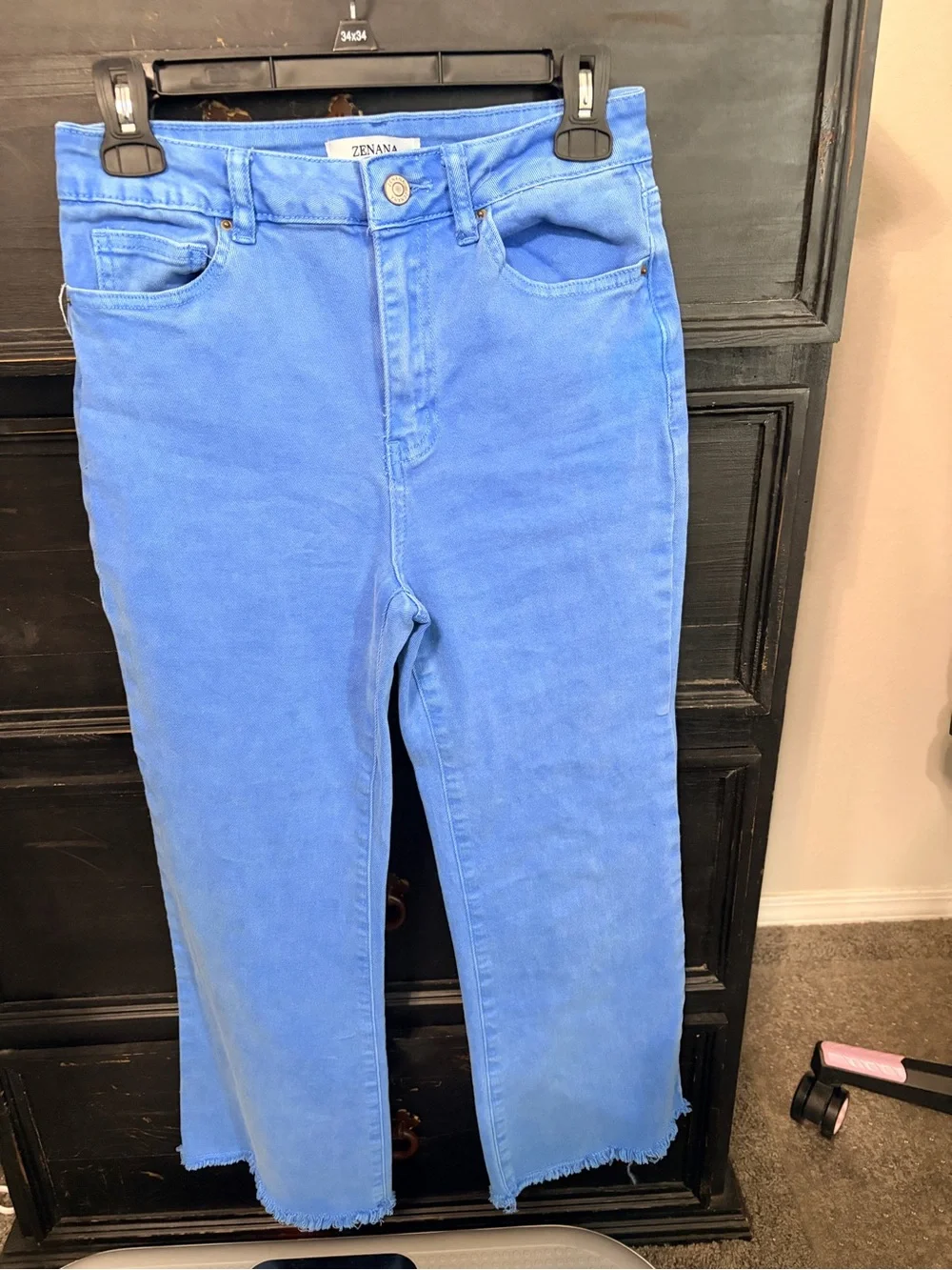 Zenana Outfitters Wide Leg Jeans in Vibrant Blue